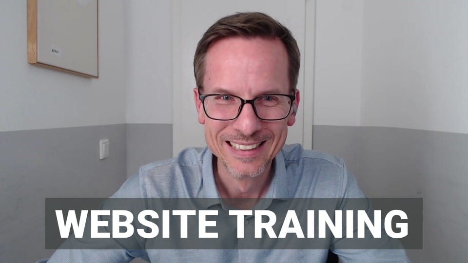 Website Training für Dienstleister, Berater und Coaches
